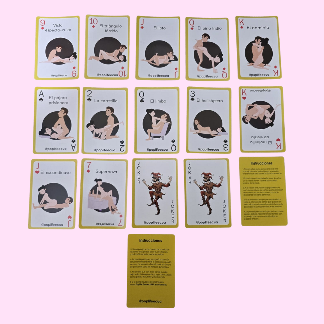 Cartas de Posiciones Sexuales