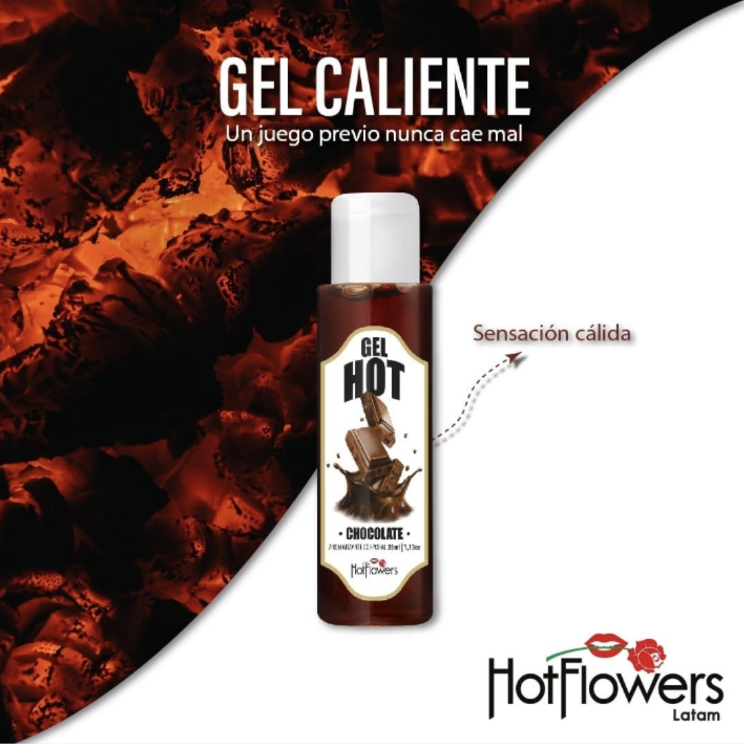 Lubricante Caliente para Sexo Oral y Masajes by Hot Flowers