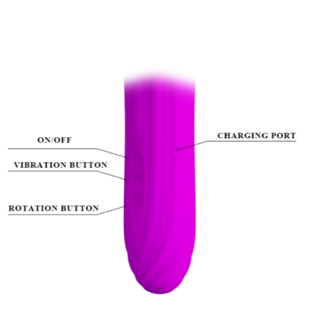 Vibrador con Rotación Estimulador de Punto G “Aaron”