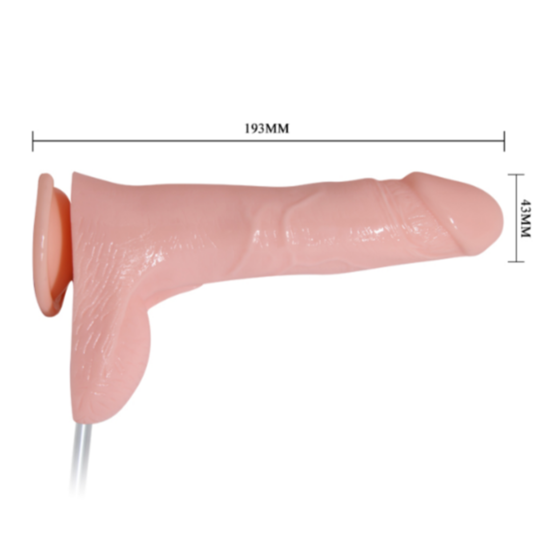 Vibrador Realista con Eyaculación (Squirt)