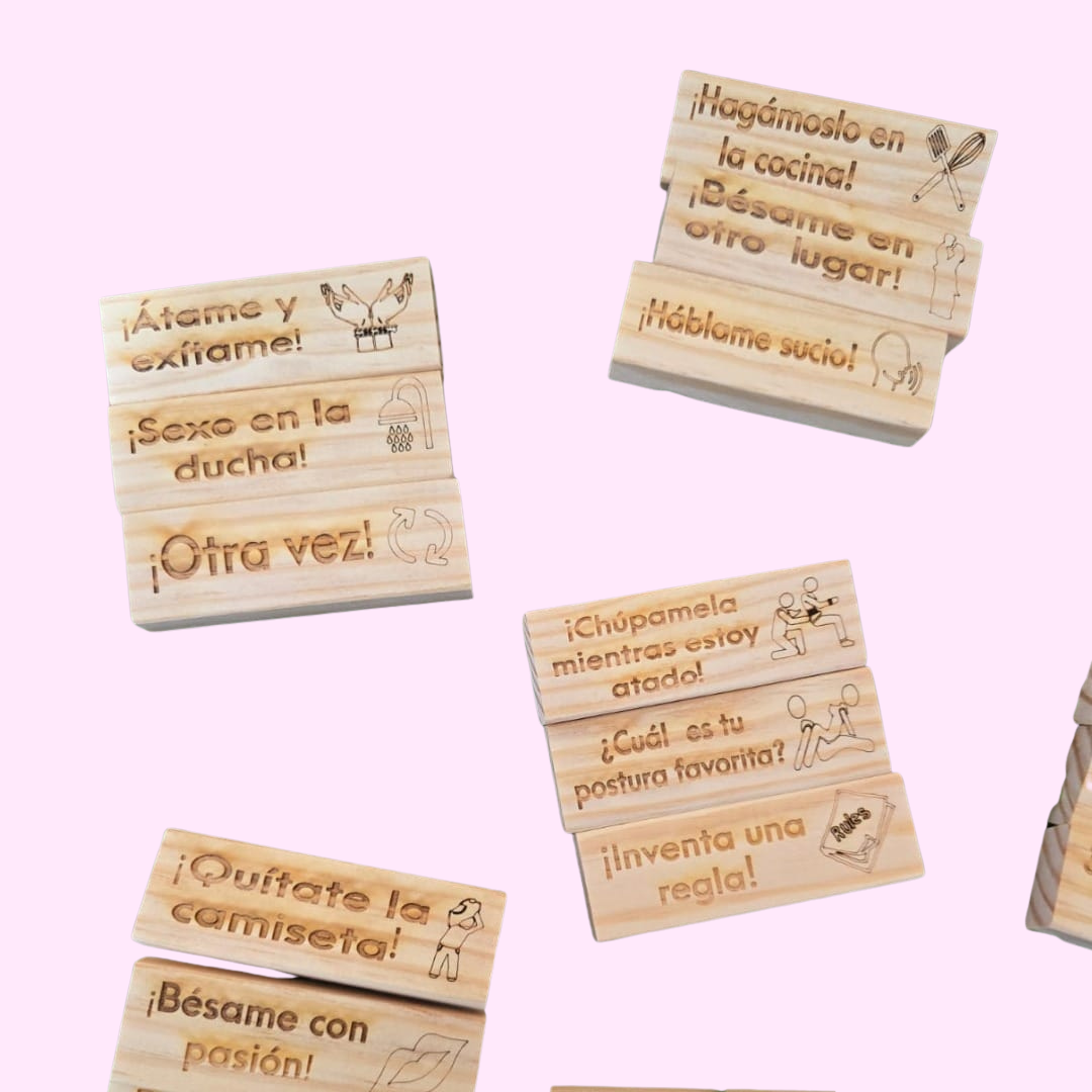 Jenga de Pareja Artesanal