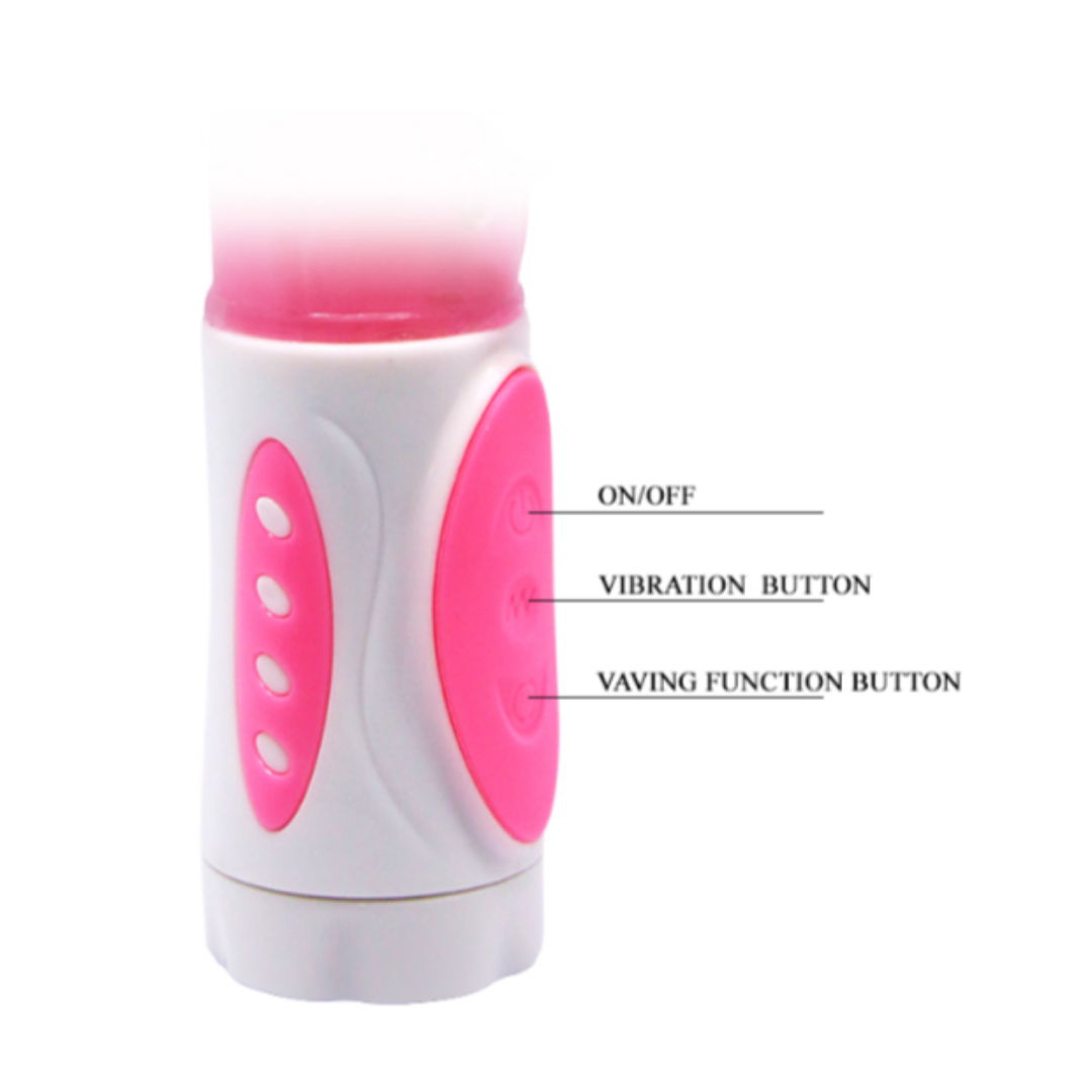 Vibrador Conejo Triple Función Anal
