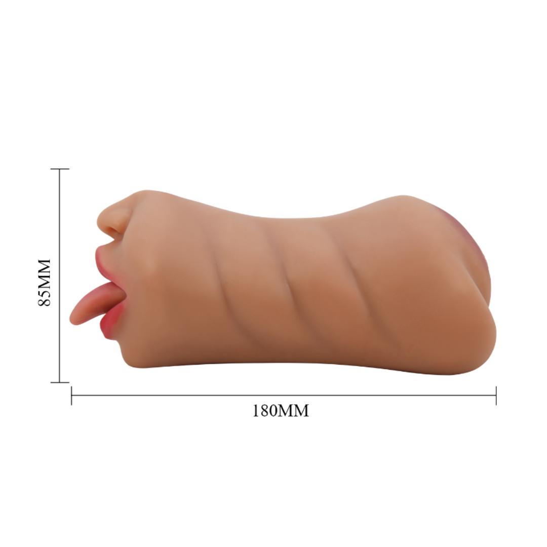 Masturbador Doble Bucal y Vaginal «Sarah»