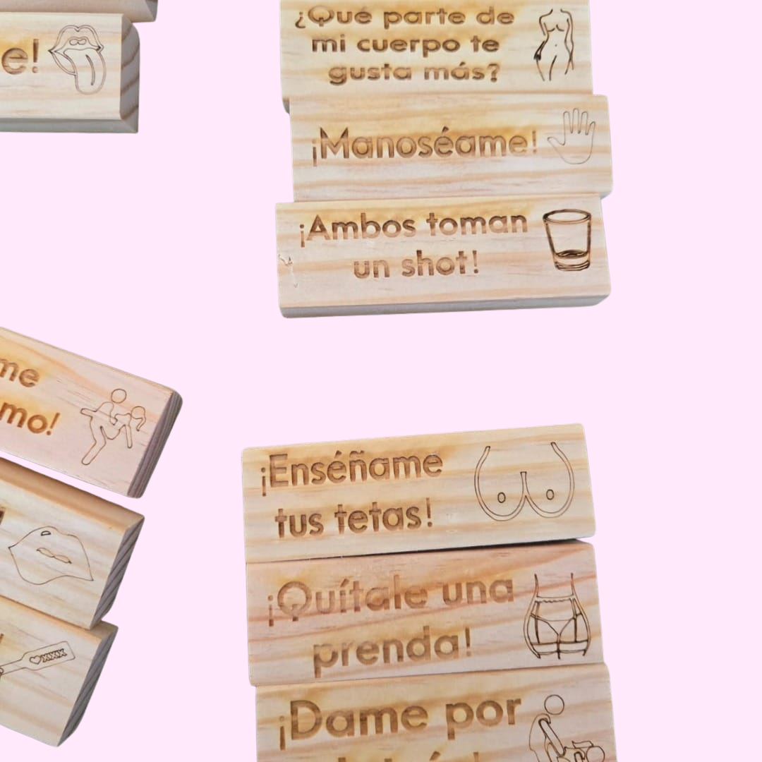 Jenga de Pareja Artesanal
