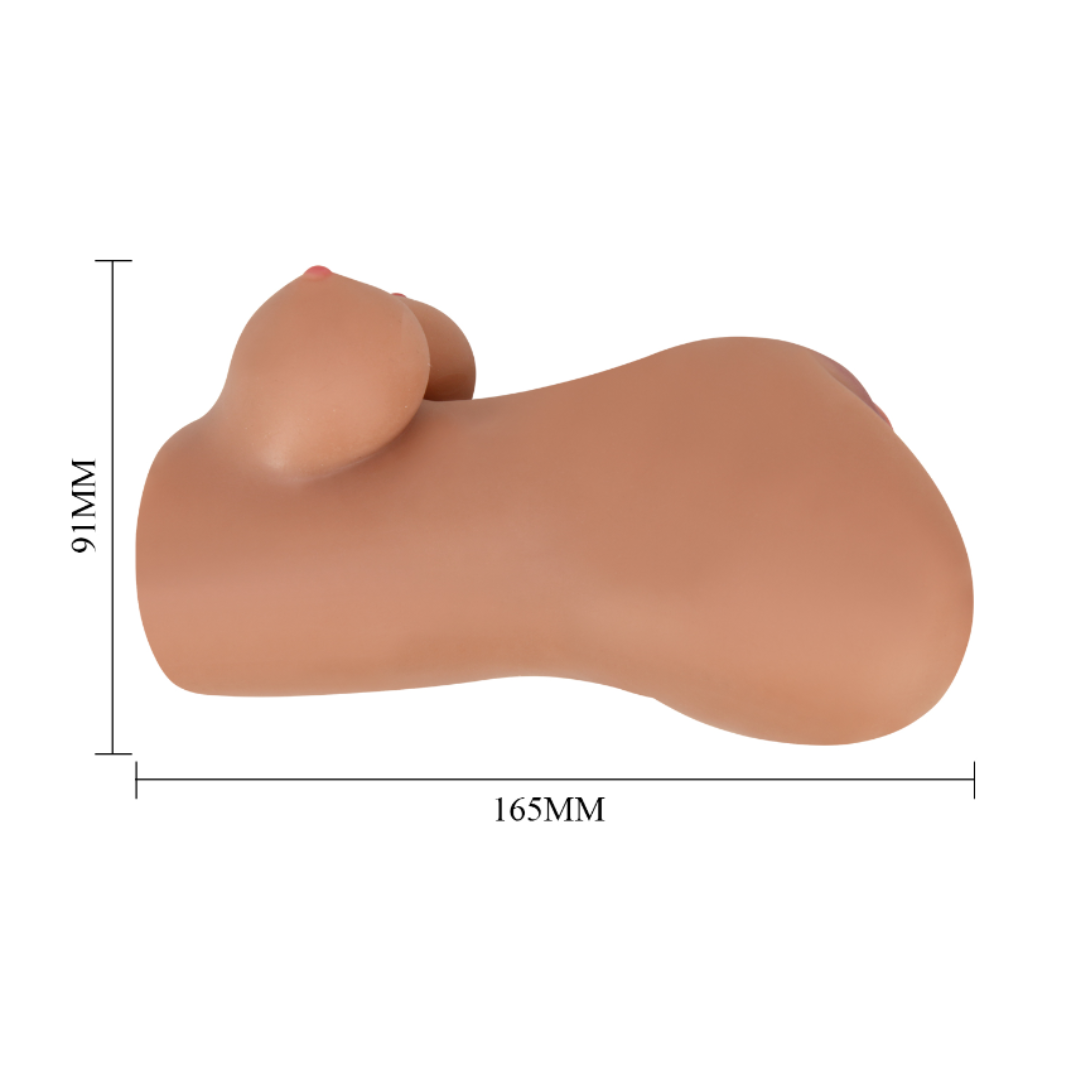 Masturbador Doble Vaginal y Anal «Hannah»