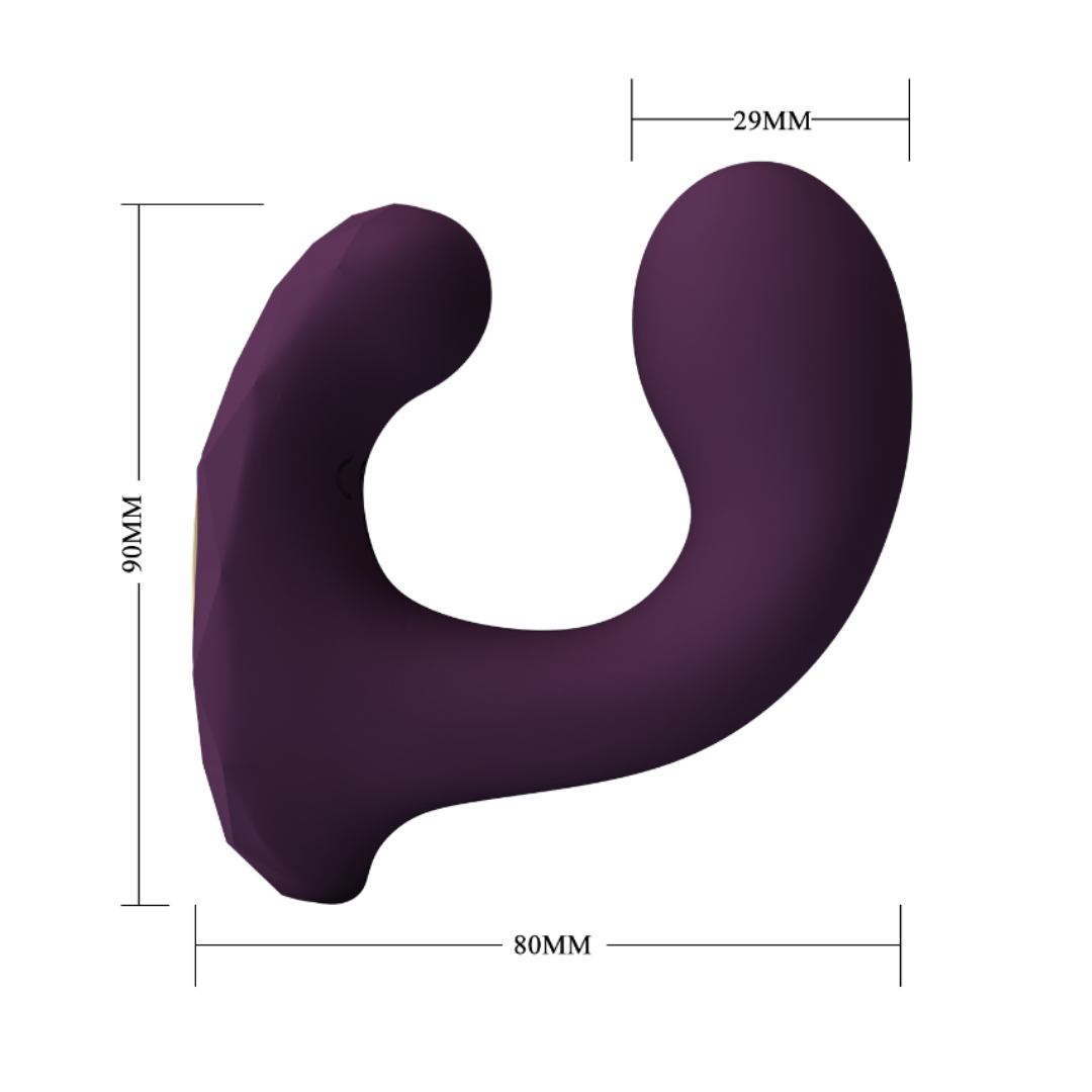 Vibrador estimulador punto G y clítoris con APP «Billy»