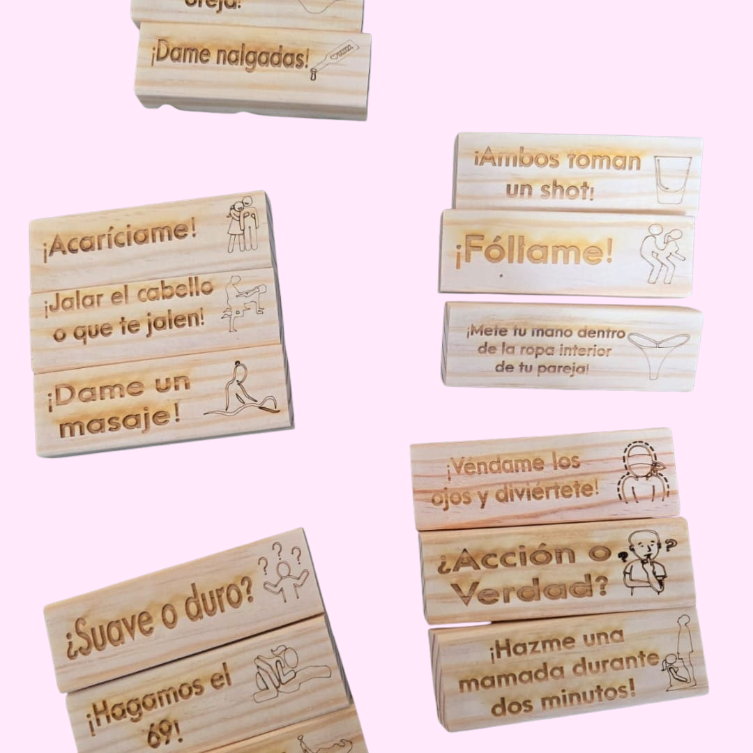 Jenga de Pareja Artesanal