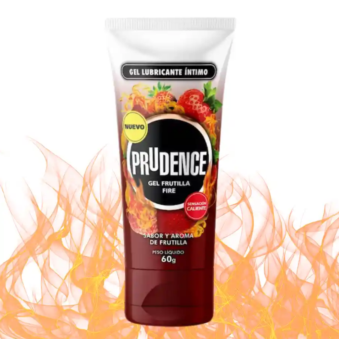 Lubricante Caliente Prudence Sabor a Frutilla
