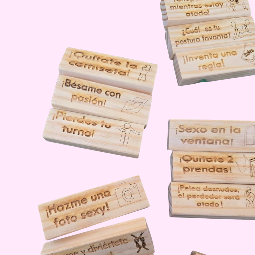 Jenga de Pareja Artesanal