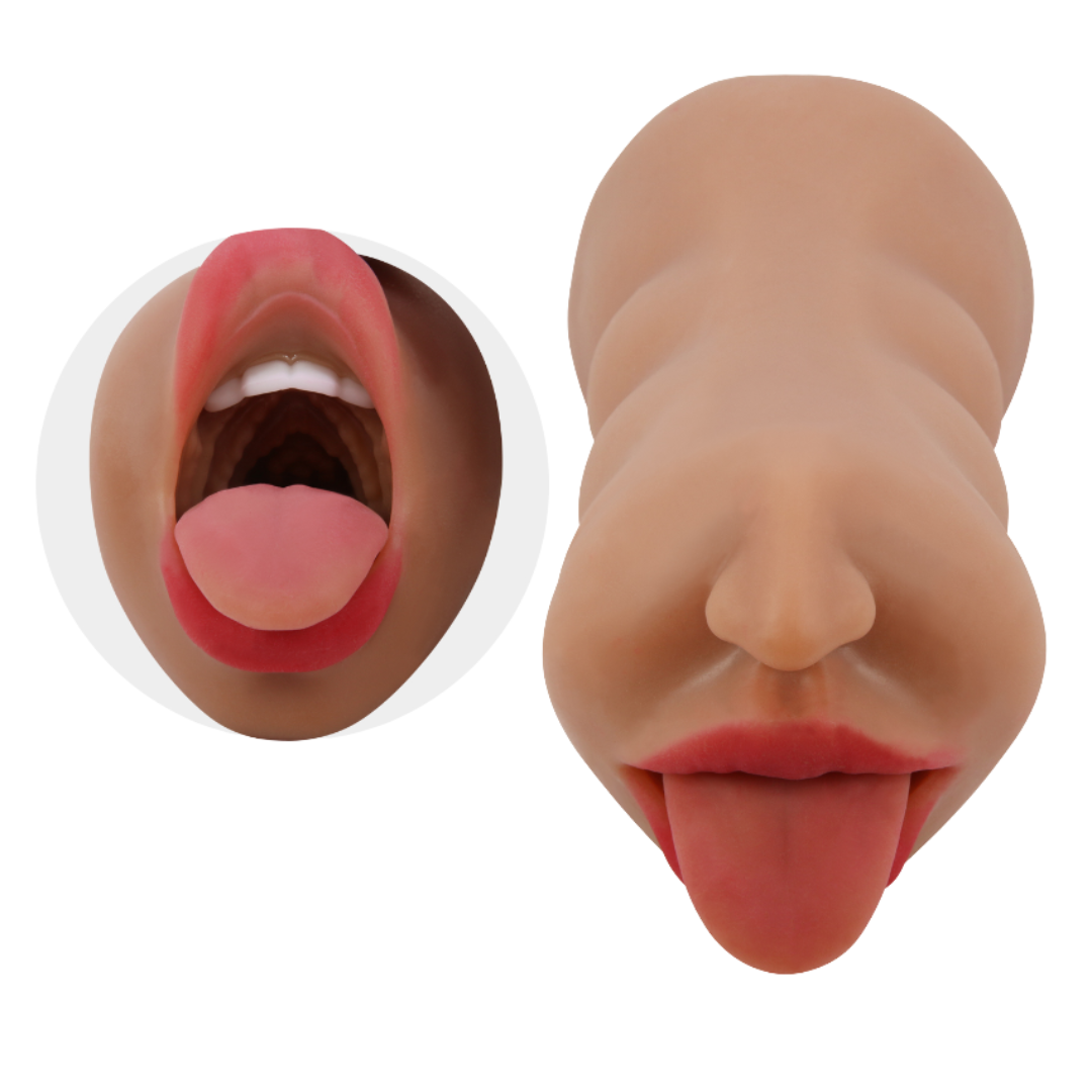 Masturbador Doble Bucal y Vaginal «Sarah»