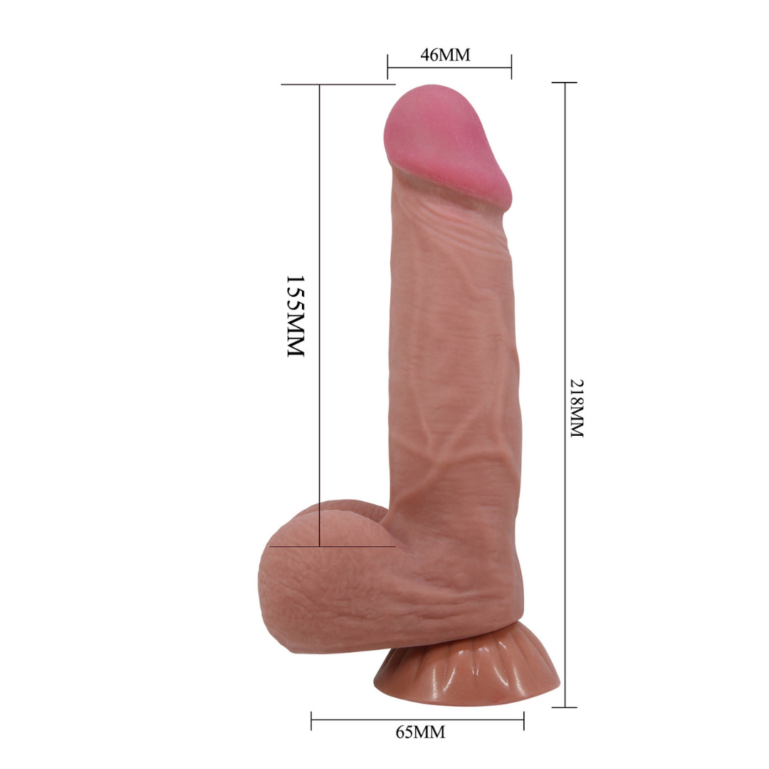 Dildo Piel Deslizante 22cm