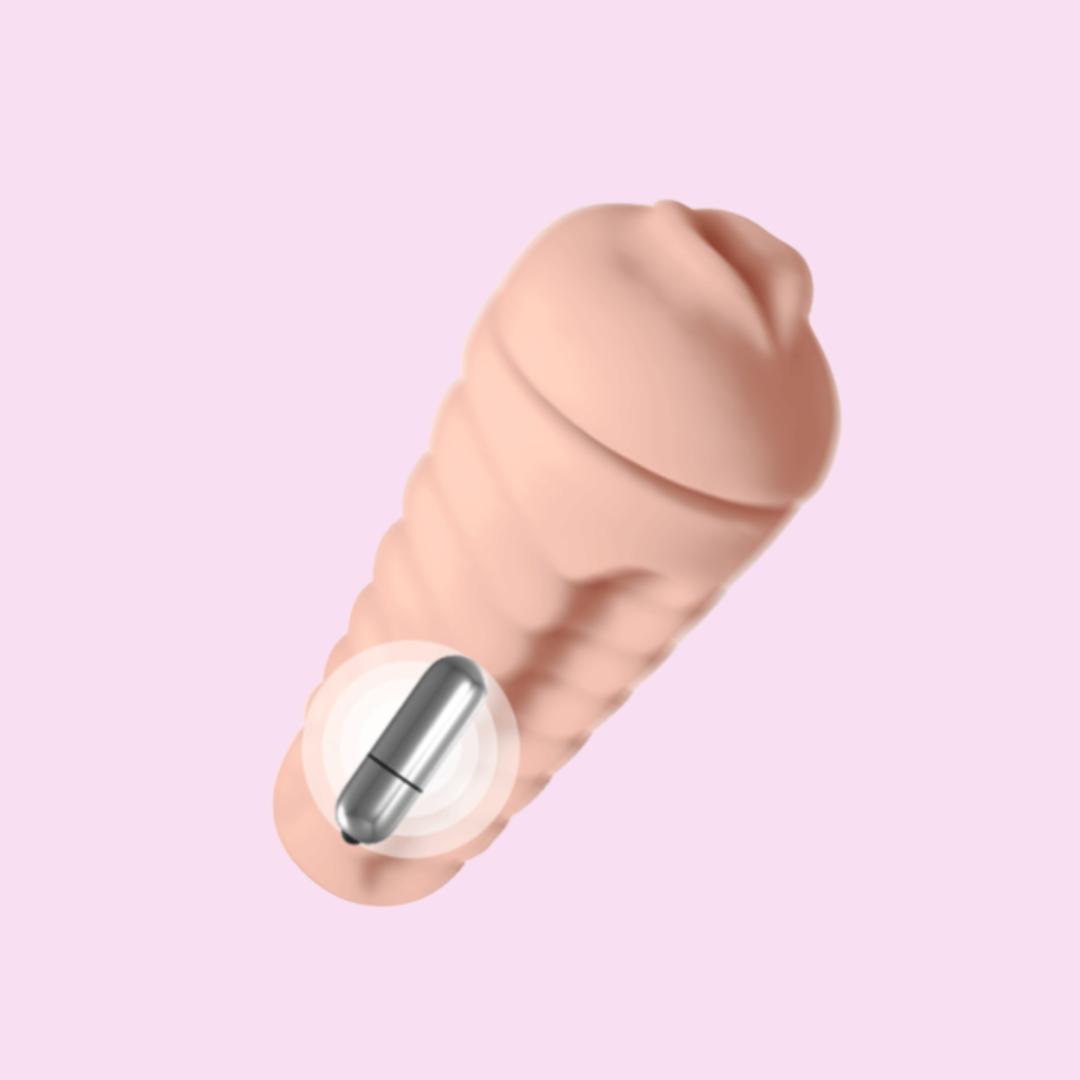 Masturbador Vibrador Vaginal “Hedy” con Soporte