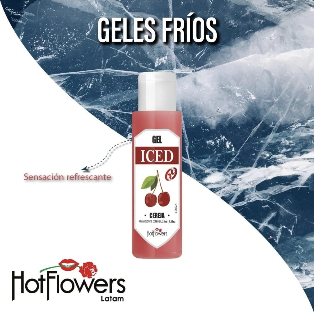 Lubricante Frío para Sexo Oral y Masajes by Hot Flowers