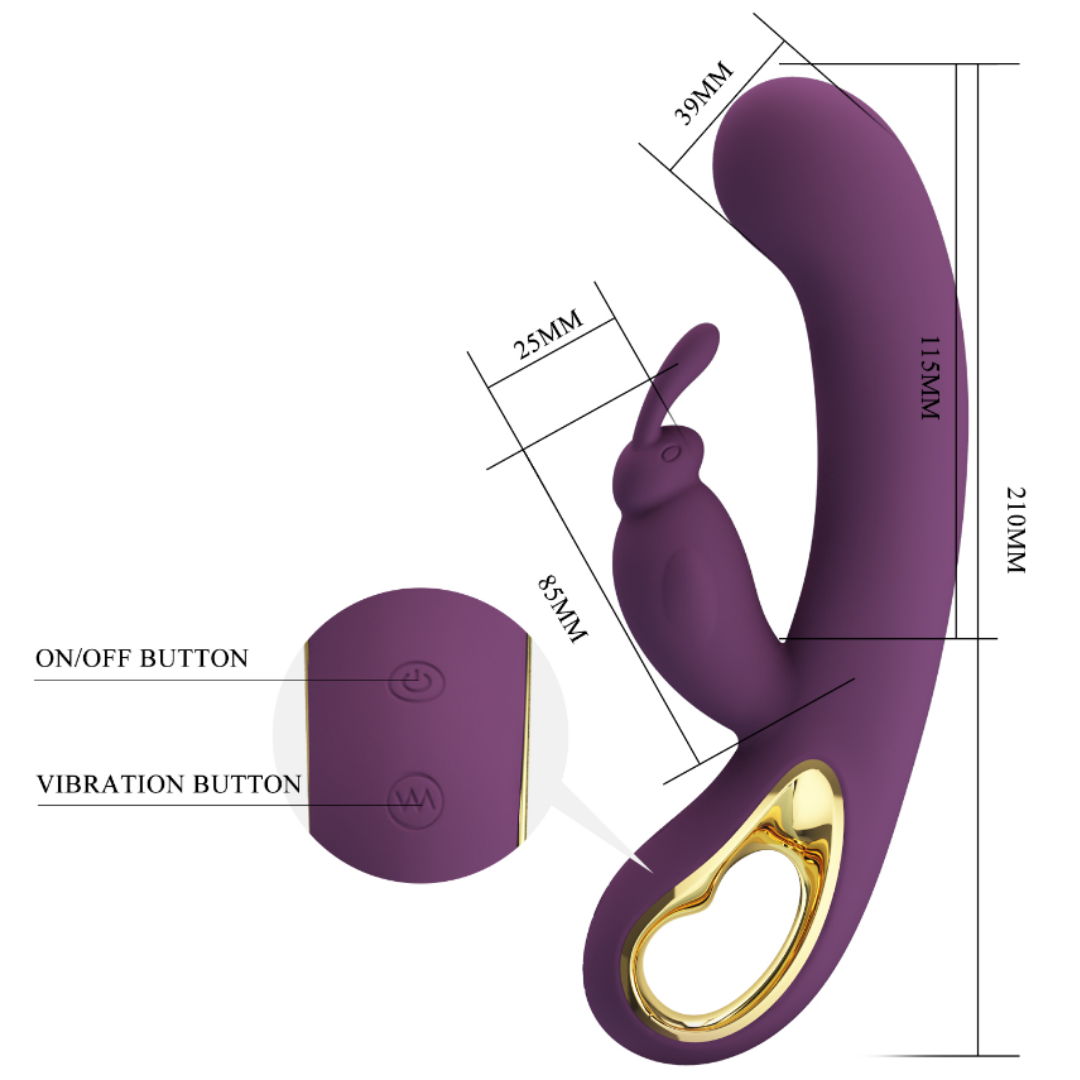 Vibrador Conejo Recargable «Liam»