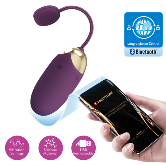 Huevo Vibrador Abner Inalámbrico Bluetooth con APP