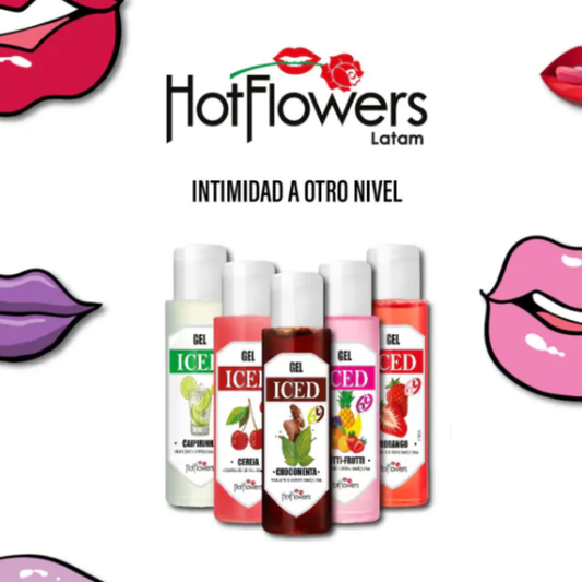 Lubricante Frío para Sexo Oral y Masajes by Hot Flowers