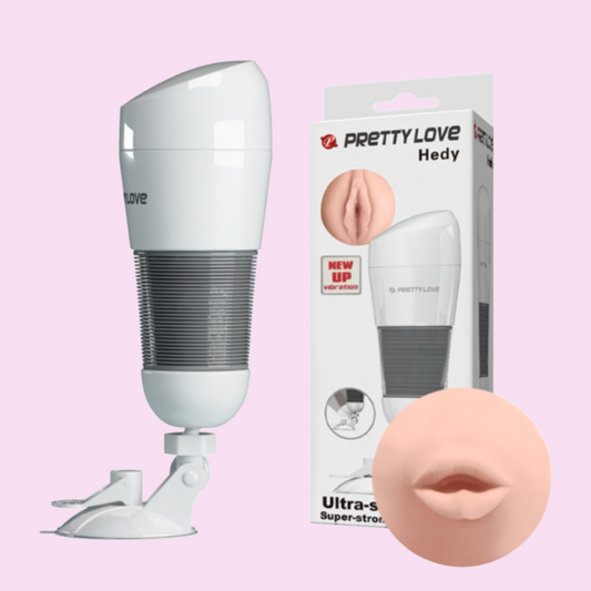 Masturbador Vibrador Vaginal “Hedy” con Soporte