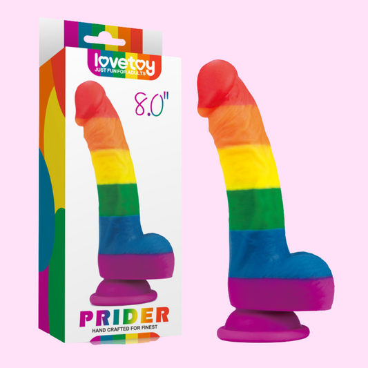 Consolador de 20cm “Orgullo LGBTQ+”