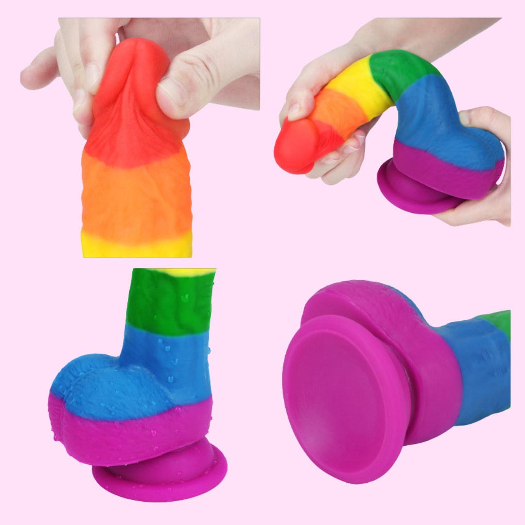 Consolador de 20cm “Orgullo LGBTQ+”