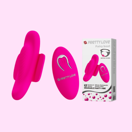 Vibrador Inalámbrico con Sujeción para Panty “Fairy Boat”