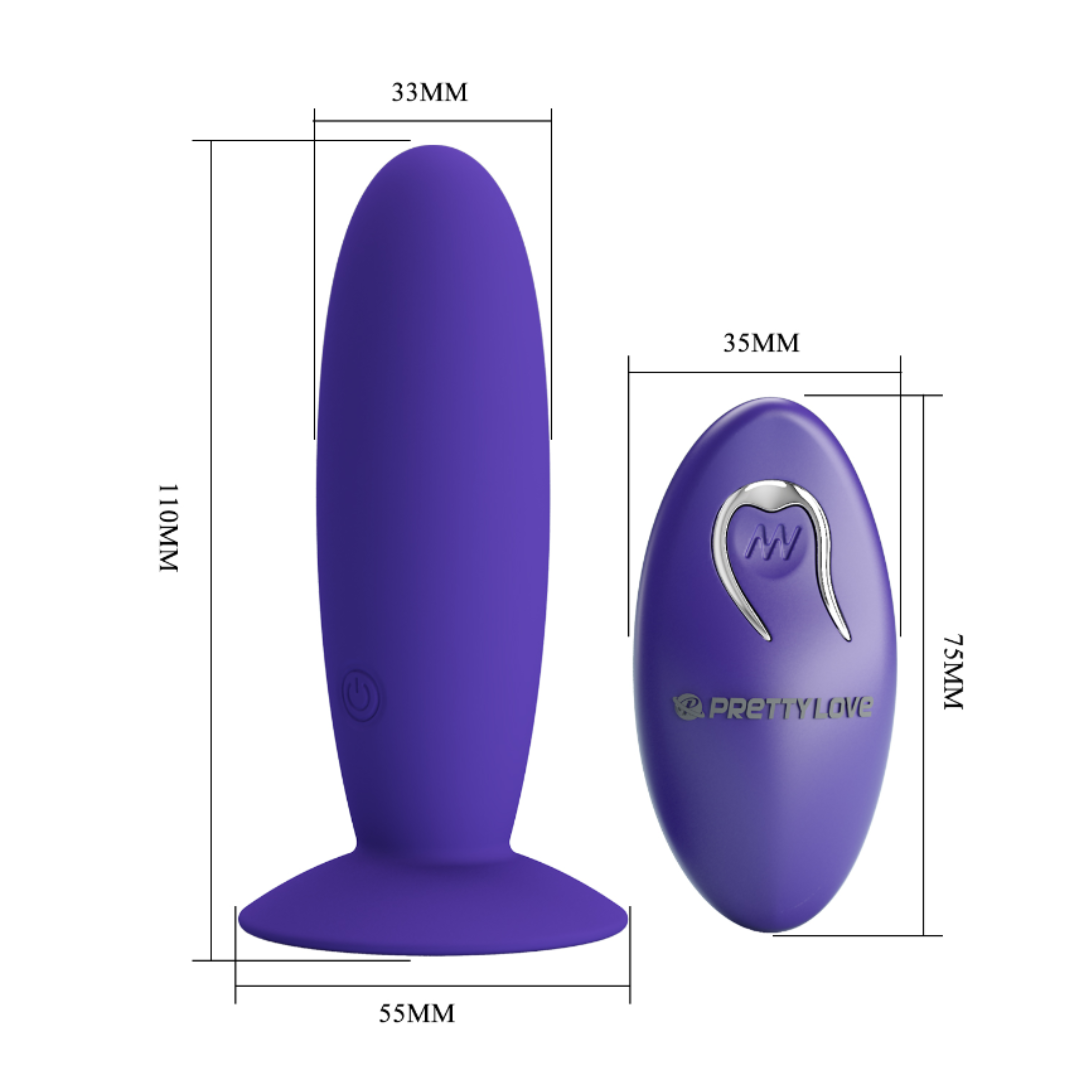 Plug Vibrador Inalámbrico Anal