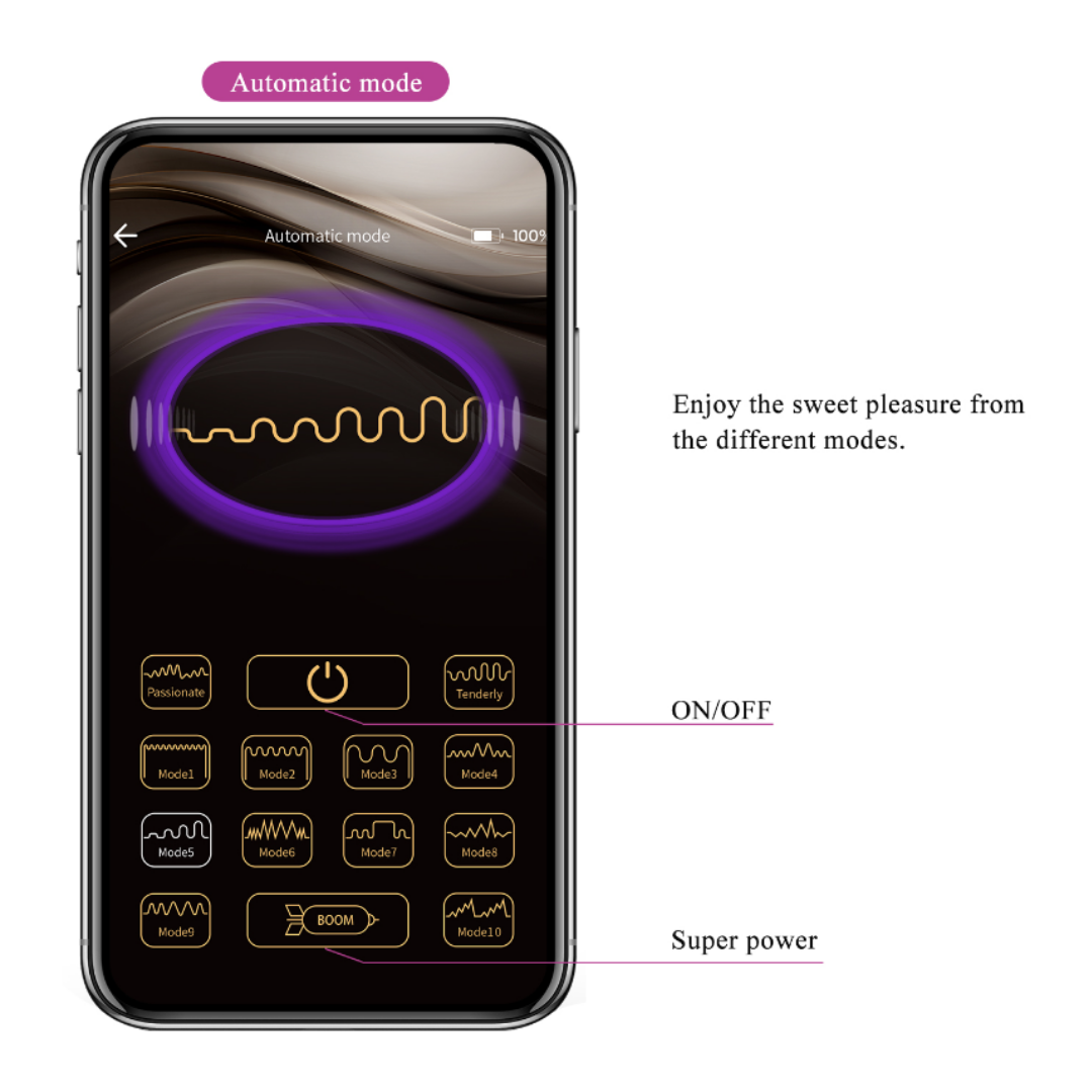 Vibrador con APP Bluetooth “August”
