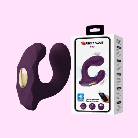 Vibrador estimulador punto G y clítoris con APP «Billy»