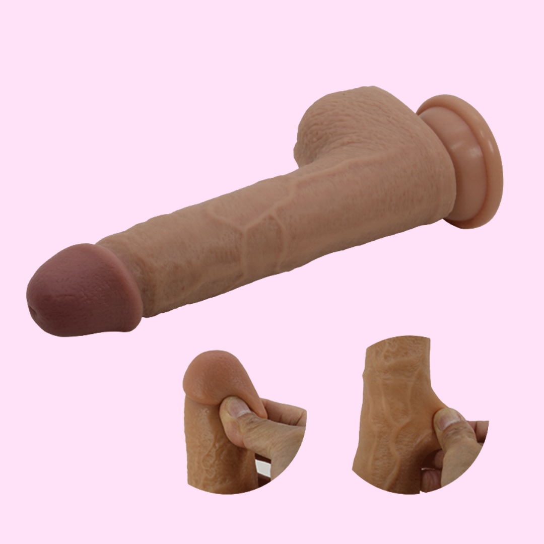 Vibrador Super Realista Autopenetrable Inalámbrico “Tommy”
