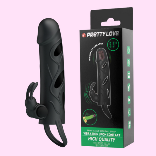 Extención con doble vibrador 14 cm